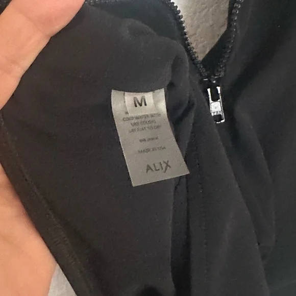 ALIX Black Nassau one piece swimsuit M - Picture 10 of 11